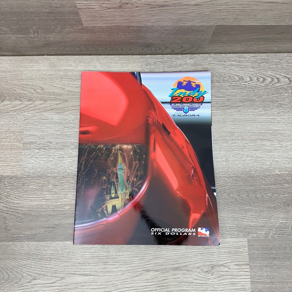 Indy Racing League Indy 200 Walt Disney World 1996 Official Program